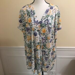 NWT Lane Bryant short sleeve blouse